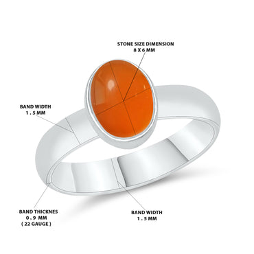 Smooth Plain Gemstone Rings – Multi-Shape | Silver / 18K Gold / 18K Rose | Bundles