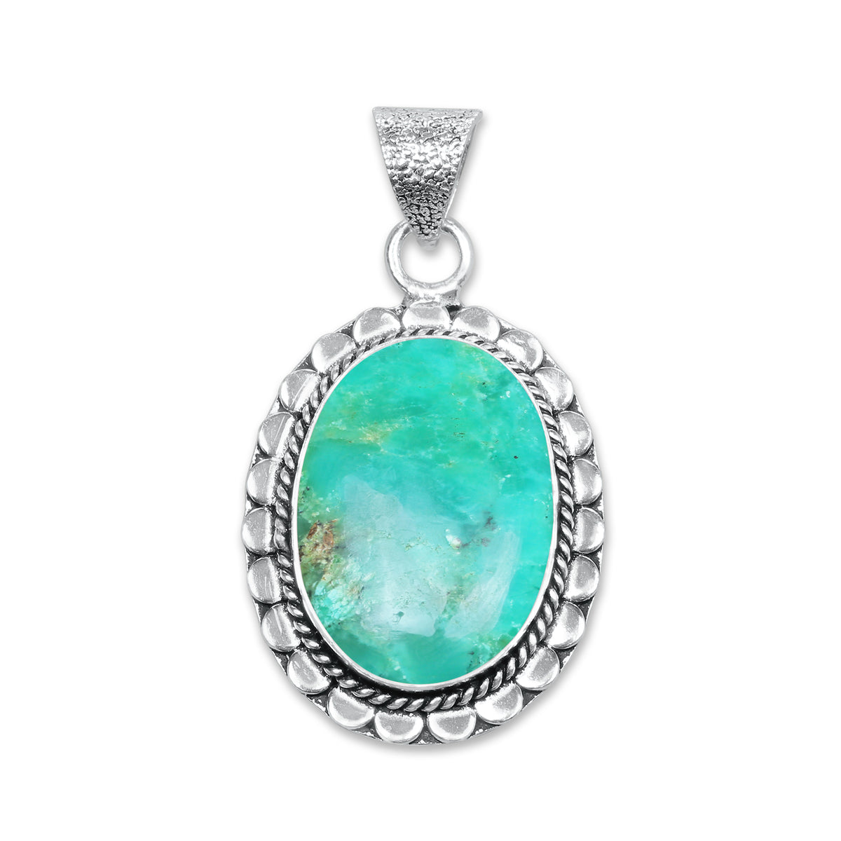 Chrysoprase Pendants – Silver-Plated, Handmade, Designer Boho | Wholesale
