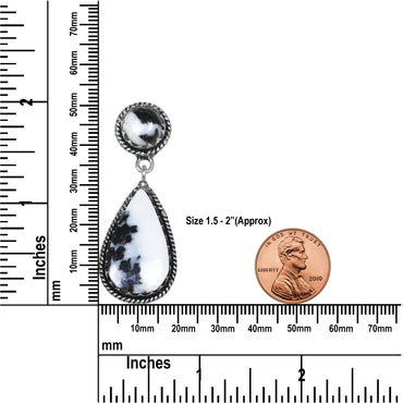 Buffalo Turquoise Earrings – Minimalist, Silver-Plated | Wholesale & Handmade (Made to Order)