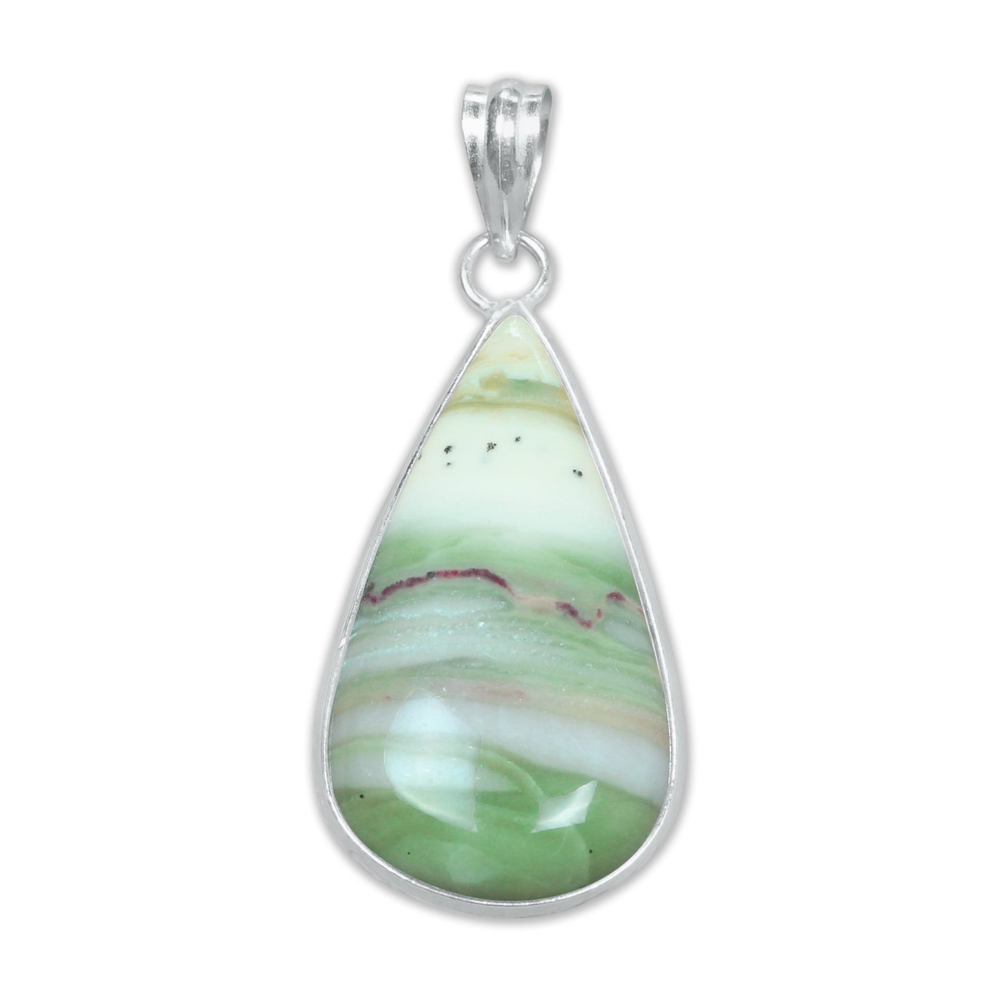 Serpentine Simple work Pendants - Handmade, Silver-Plated Brass, Wholesale