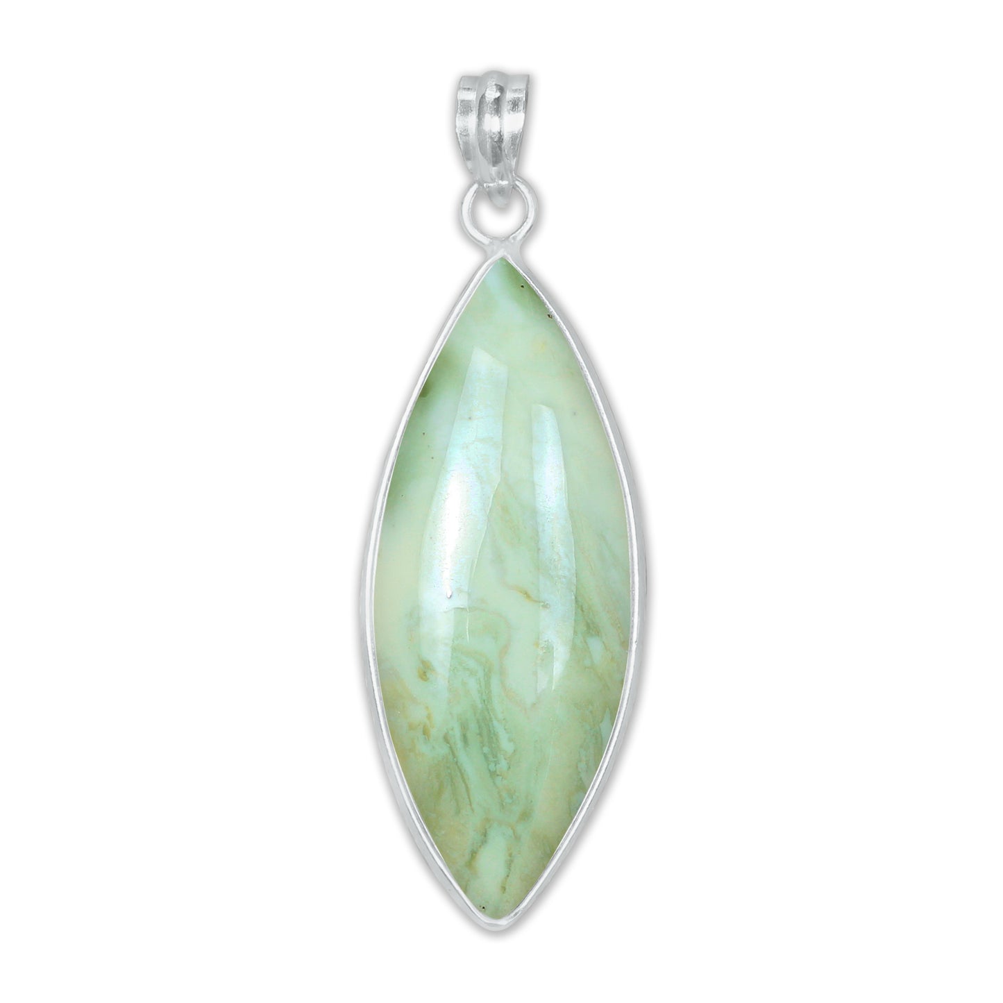 Serpentine Simple work Pendants - Handmade, Silver-Plated Brass, Wholesale