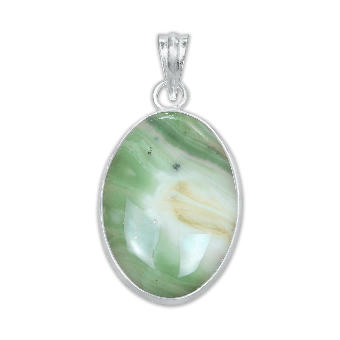 Serpentine Simple work Pendants - Handmade, Silver-Plated Brass, Wholesale