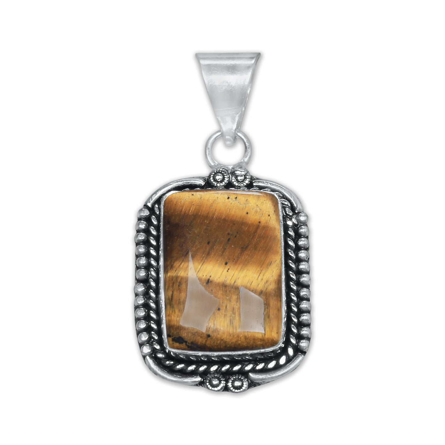 Tiger Eye Designer Pendants – Silver-Plated, Handmade, Assorted Designs | Wholesale