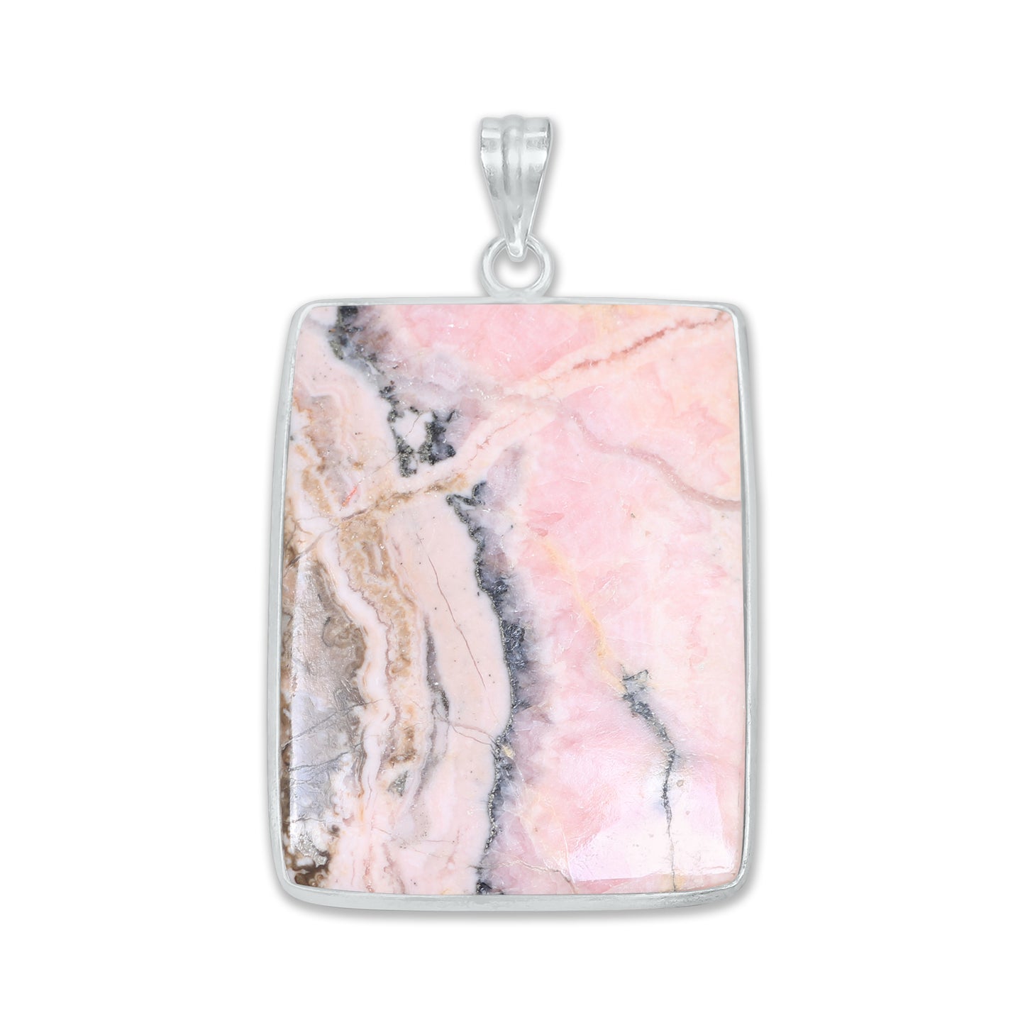 Pendentifs en pierres précieuses amazonites faits à la main - Qualité AAA, laiton plaqué argent, formes assorties