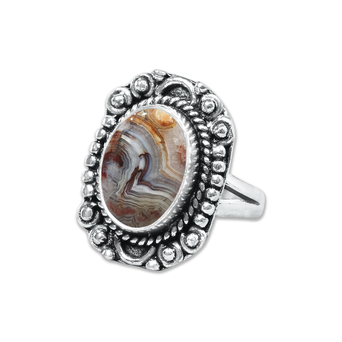 Damenringe Crazy Lace Achat Kristall handgefertigte Ringe Schmuck für Großhandelslose