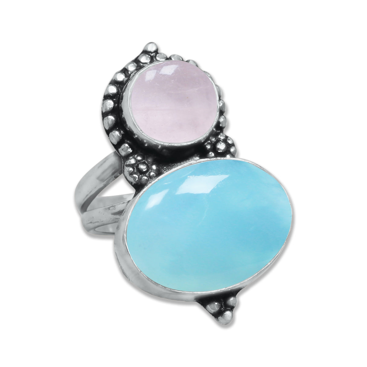 Multi-Stone Rings – Silver-Plated, Handmade, Boho Gemstone Combinations (US Sizes 6–10, Non-Adjustable) | Wholesale