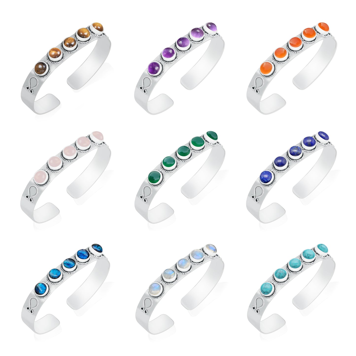 Bracelet à breloques réglables en pierres précieuses multicolores, bijoux en cristal naturel assorti pour femmes