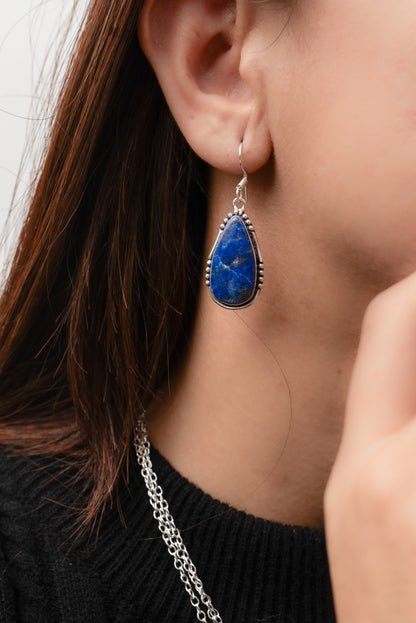 Boucles d'oreilles bohèmes en cristal pour femme - Plaqué argent, design, chic, assorties et en gros