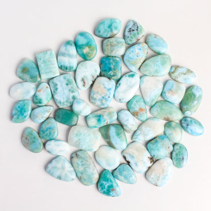 Larimar Loose Cabochons - Wholesale, Assorted shapes and Sizes