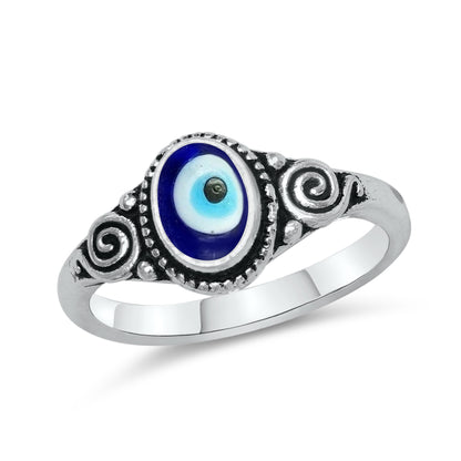 Evil Eye Rings – Assorted Designs in Silver, 18K Gold & 18K Rose Gold Plating over Brass