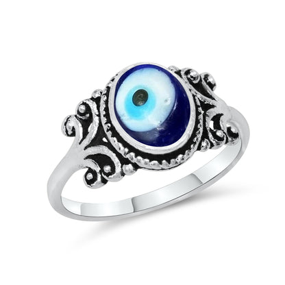 Evil Eye Rings – Assorted Designs in Silver, 18K Gold & 18K Rose Gold Plating over Brass