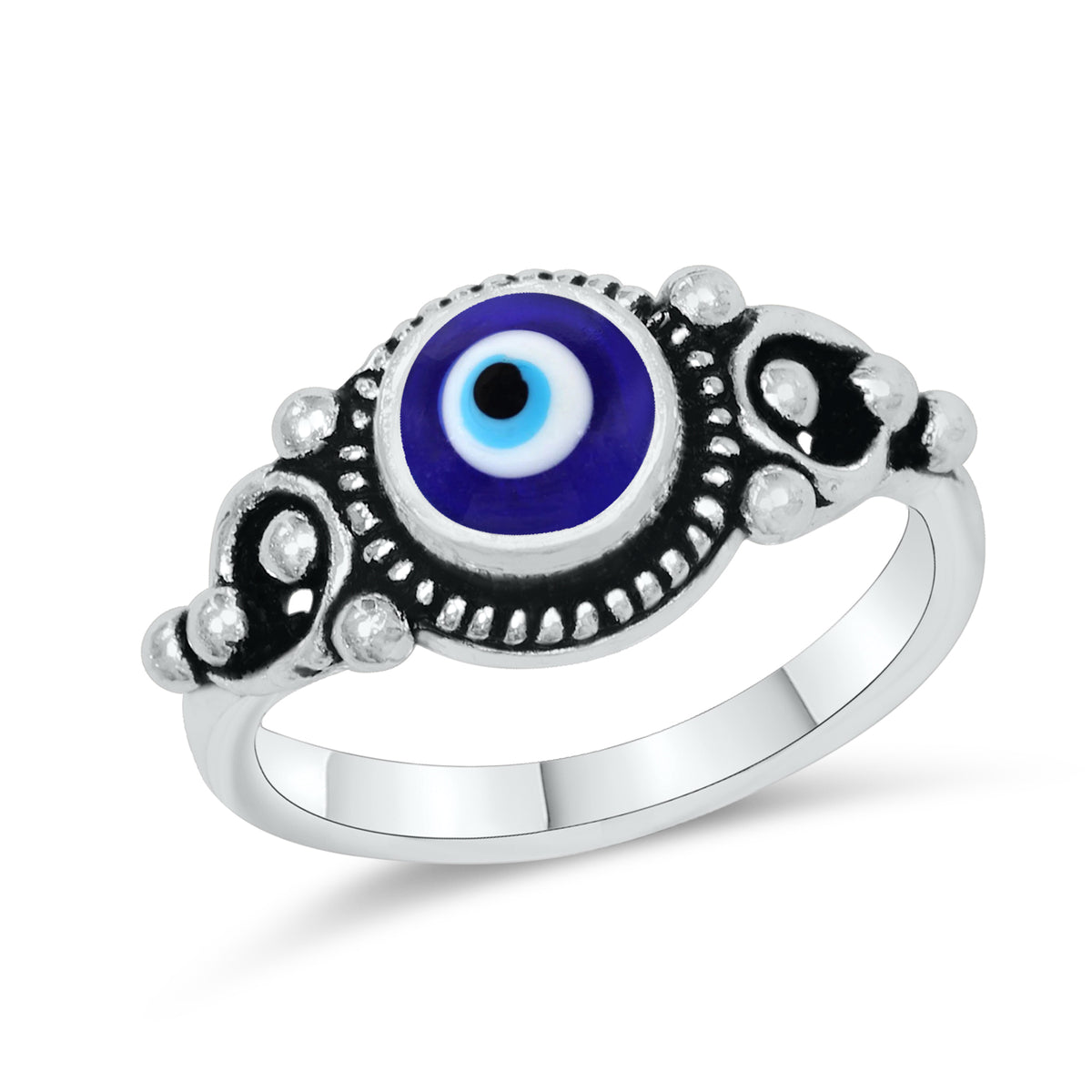 Evil Eye Rings – Assorted Designs in Silver, 18K Gold & 18K Rose Gold Plating over Brass