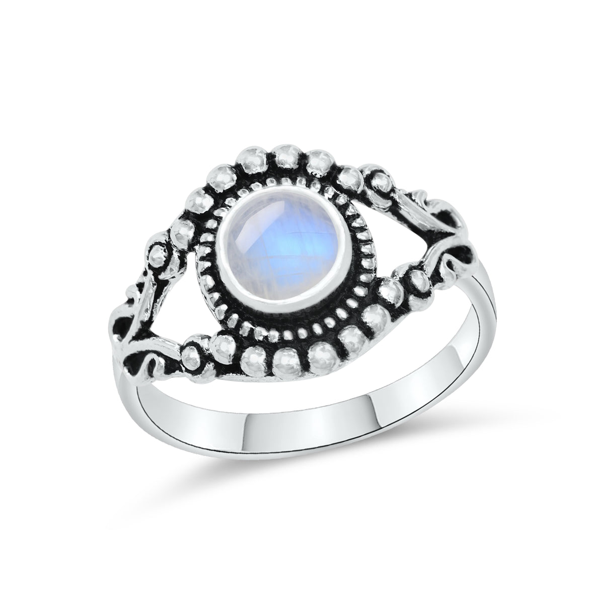 Bagues empilables délicates, plaquées argent – ​​Assortiment, style bohème avec cristaux naturels, vente en gros