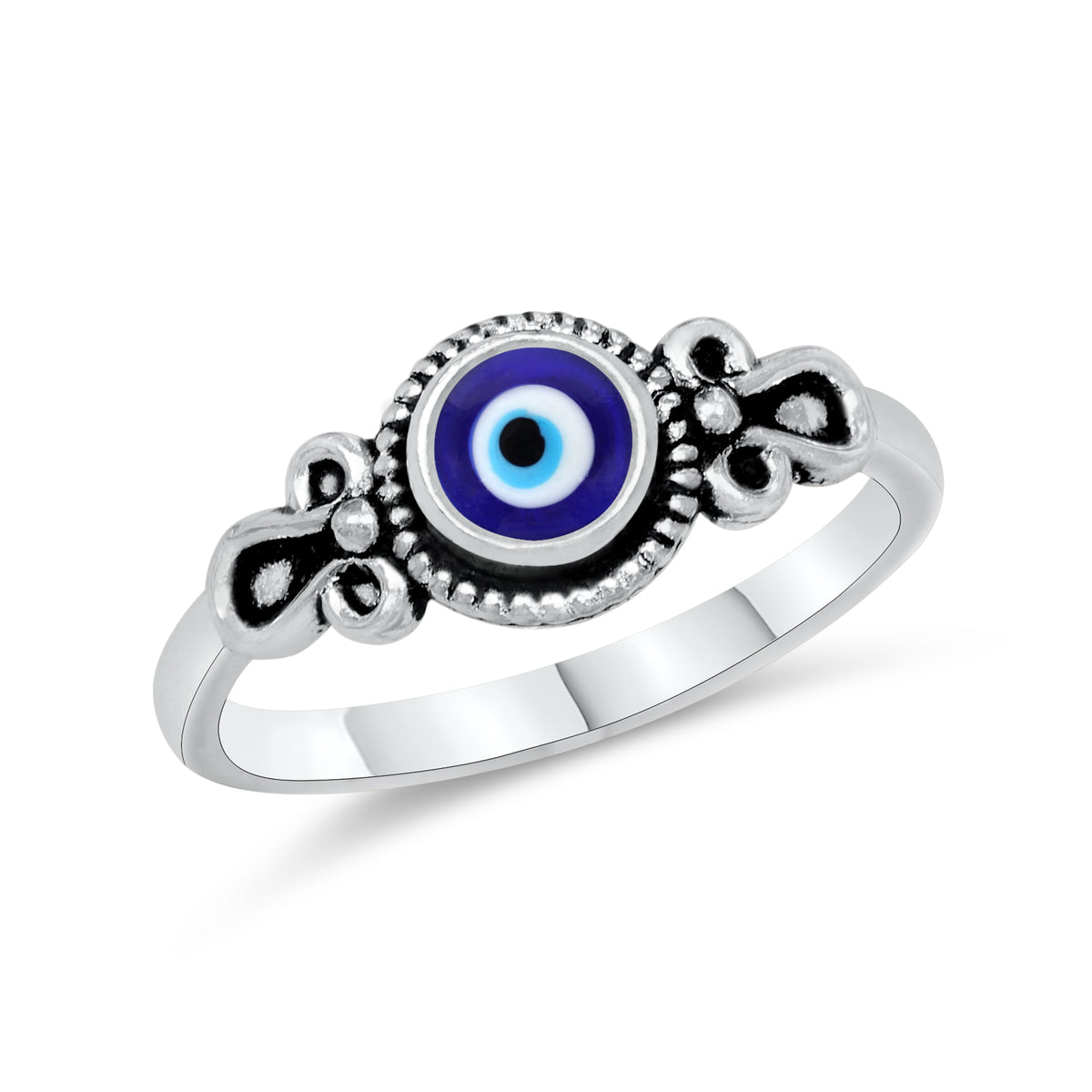 Evil Eye Rings – Assorted Designs in Silver, 18K Gold & 18K Rose Gold Plating over Brass