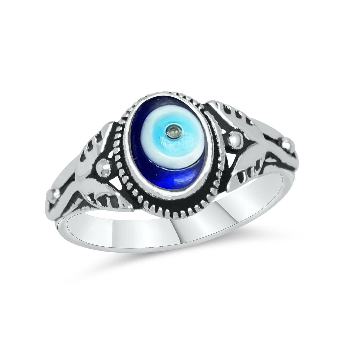 Evil Eye Rings – Assorted Designs in Silver, 18K Gold & 18K Rose Gold Plating over Brass