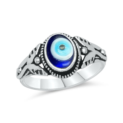 Evil Eye Rings – Assorted Designs in Silver, 18K Gold & 18K Rose Gold Plating over Brass