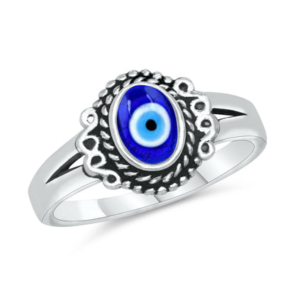 Evil Eye Rings – Assorted Designs in Silver, 18K Gold & 18K Rose Gold Plating over Brass