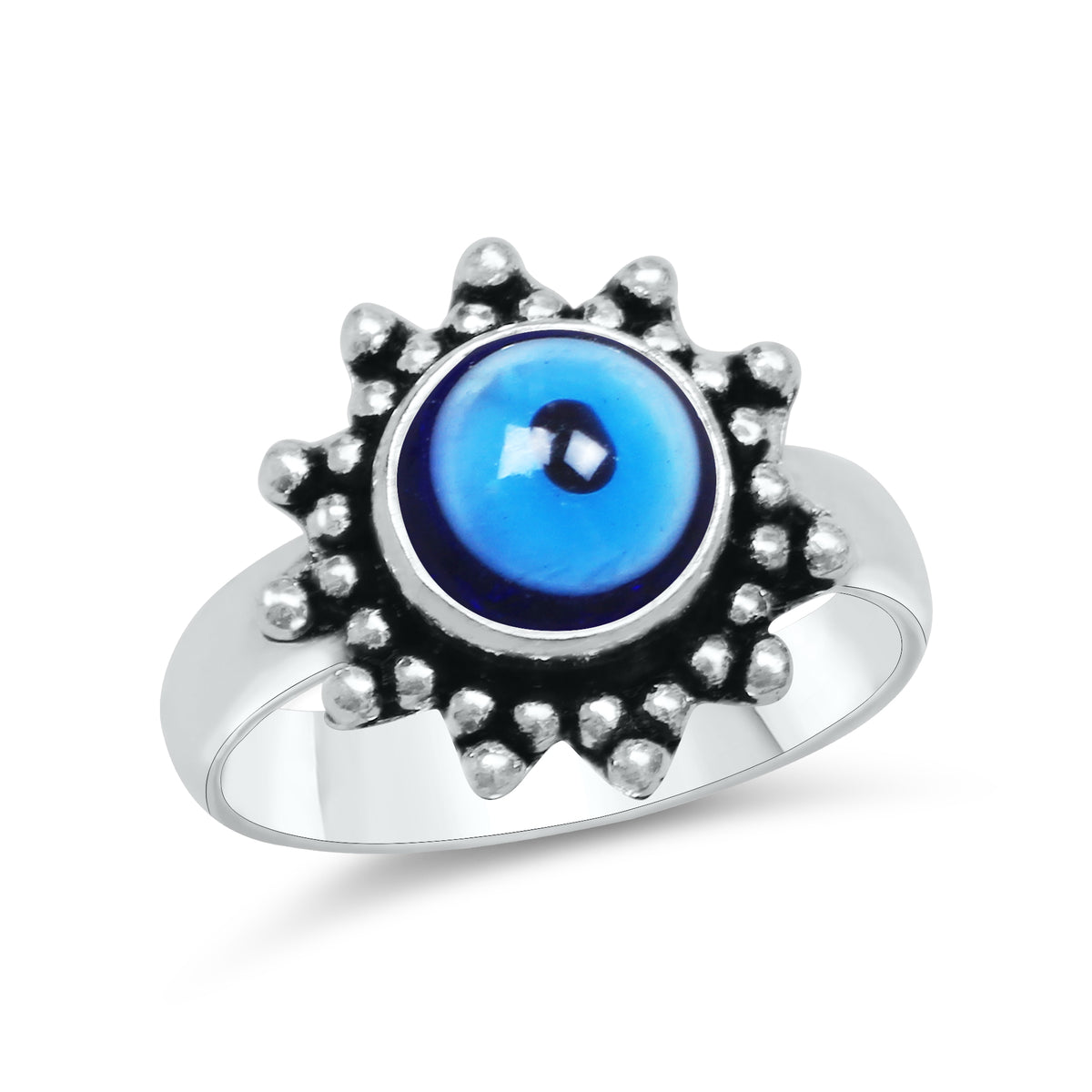 Evil Eye Rings – Assorted Designs in Silver, 18K Gold & 18K Rose Gold Plating over Brass