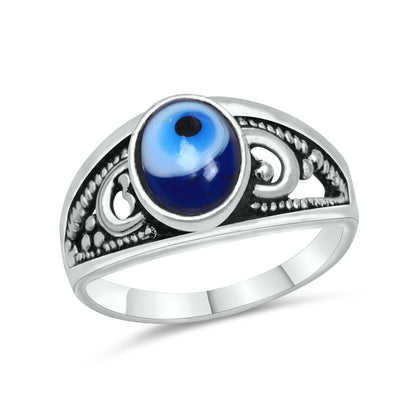 Evil Eye Rings – Assorted Designs in Silver, 18K Gold & 18K Rose Gold Plating over Brass
