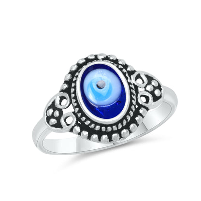 Evil Eye Rings – Assorted Designs in Silver, 18K Gold & 18K Rose Gold Plating over Brass