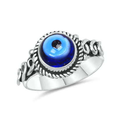 Evil Eye Rings – Assorted Designs in Silver, 18K Gold & 18K Rose Gold Plating over Brass