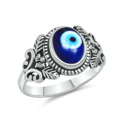 Evil Eye Rings – Assorted Designs in Silver, 18K Gold & 18K Rose Gold Plating over Brass