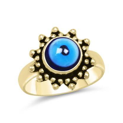 Evil Eye Rings – Assorted Designs in Silver, 18K Gold & 18K Rose Gold Plating over Brass