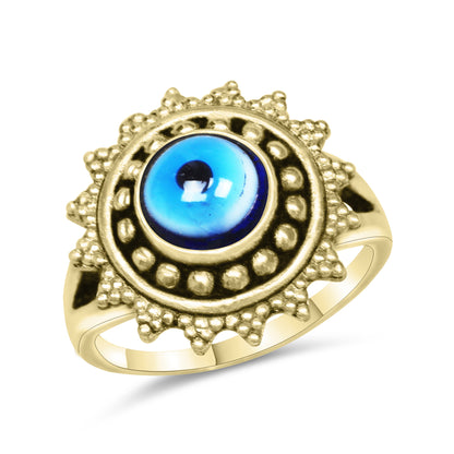 Evil Eye Rings – Assorted Designs in Silver, 18K Gold & 18K Rose Gold Plating over Brass