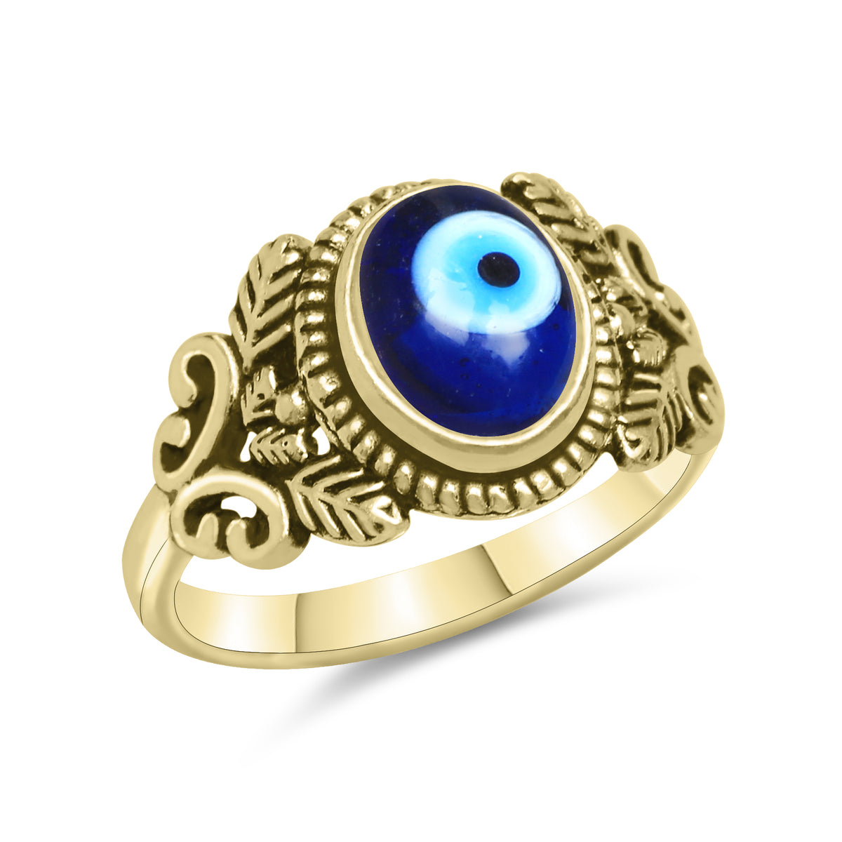 Evil Eye Rings – Assorted Designs in Silver, 18K Gold & 18K Rose Gold Plating over Brass