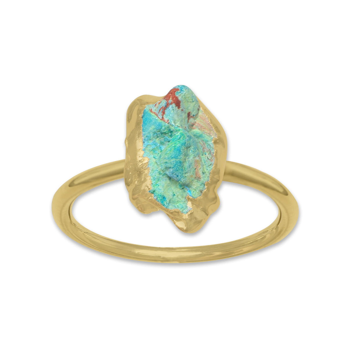 Raw Crystal Ring – Silver, Gold, Rose Gold & Black Rhodium Finish | Natural Stones (Made to Order)
