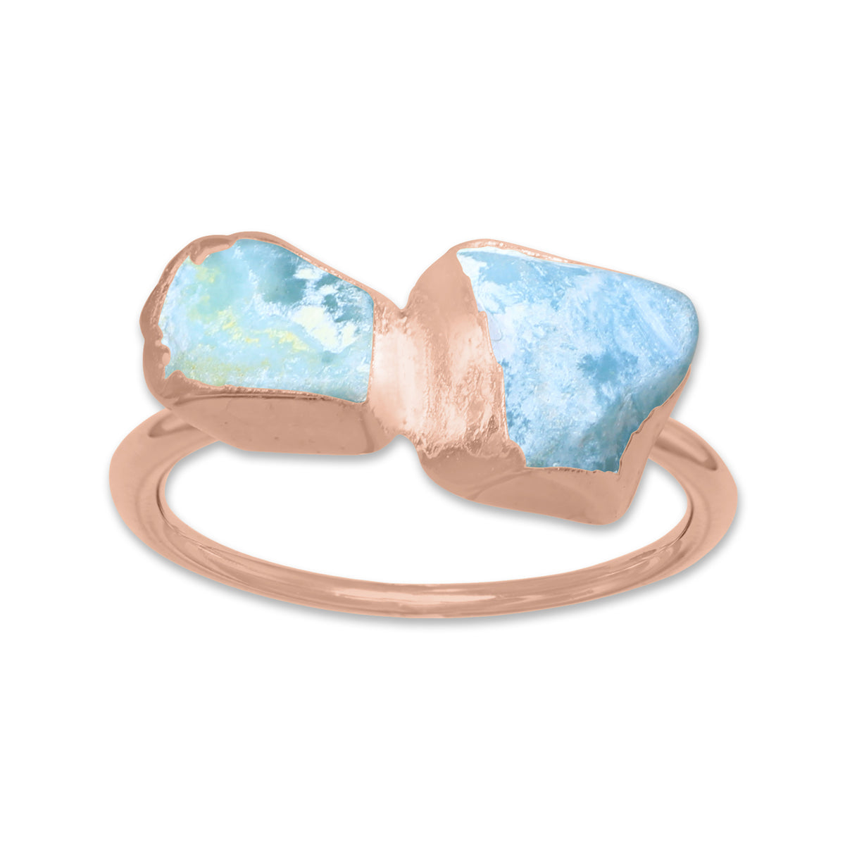 Raw Crystal Ring – Silver, Gold, Rose Gold & Black Rhodium Finish | Natural Stones (Made to Order)
