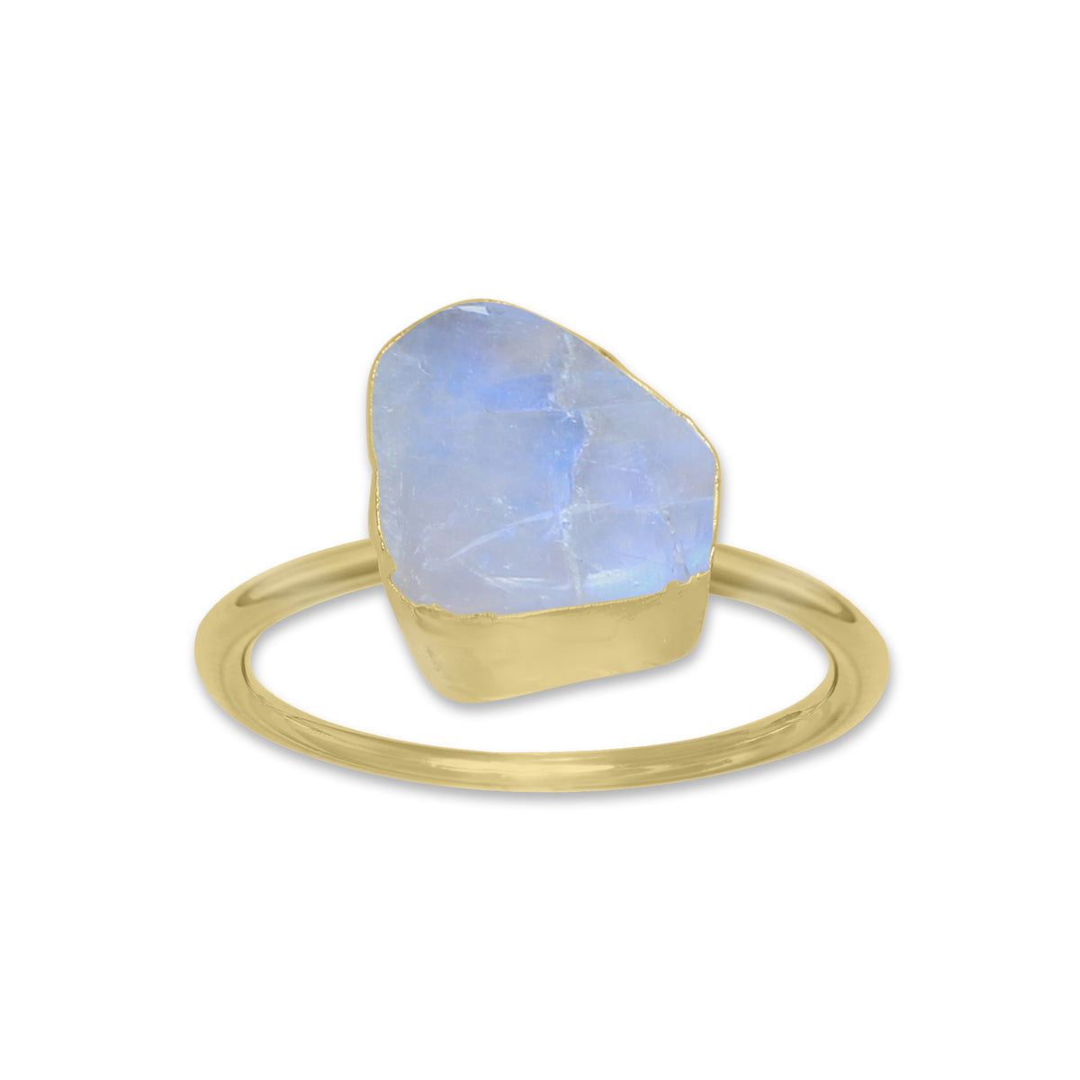 Raw Crystal Ring – Silver, Gold, Rose Gold & Black Rhodium Finish | Natural Stones (Made to Order)