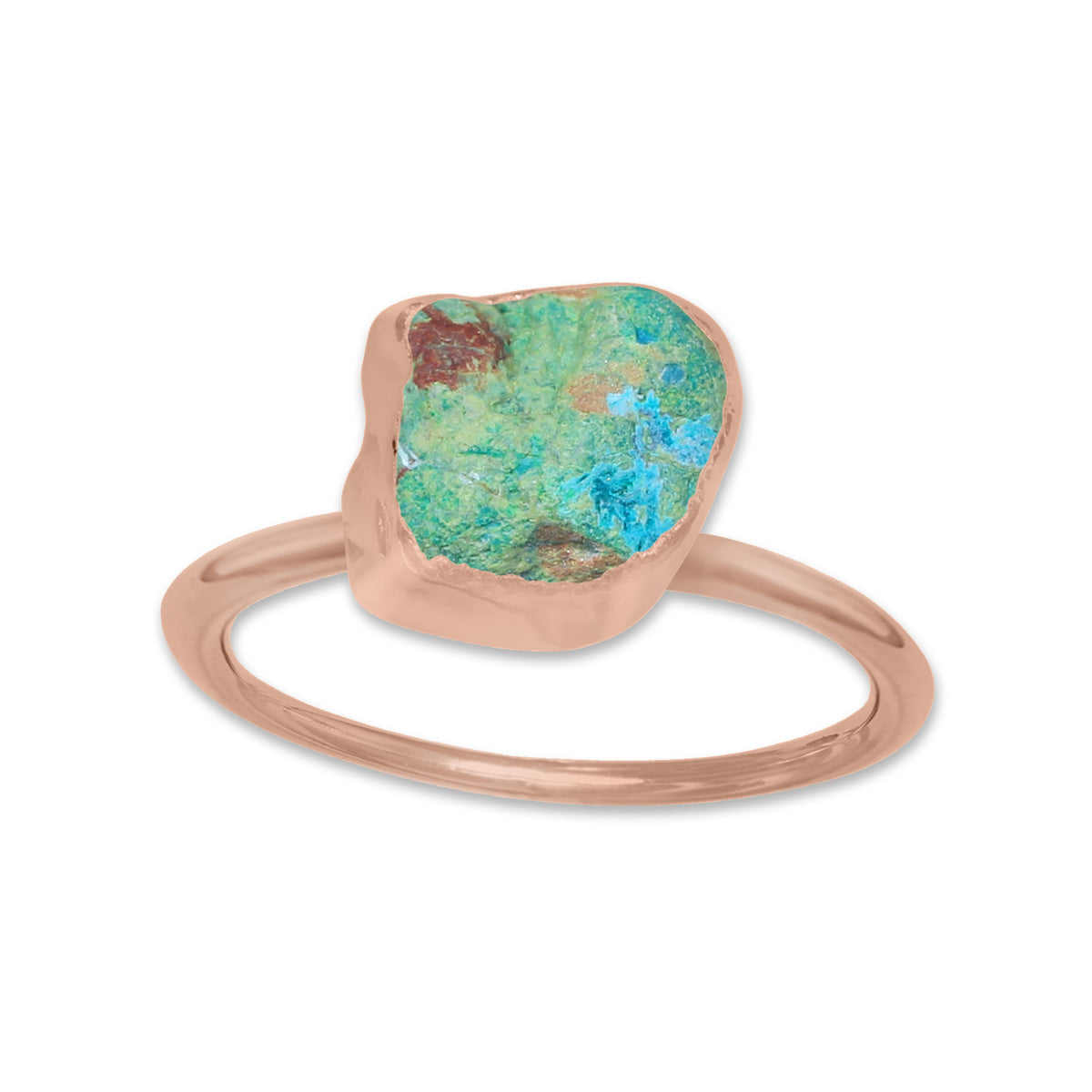 Raw Crystal Ring – Silver, Gold, Rose Gold & Black Rhodium Finish | Natural Stones (Made to Order)