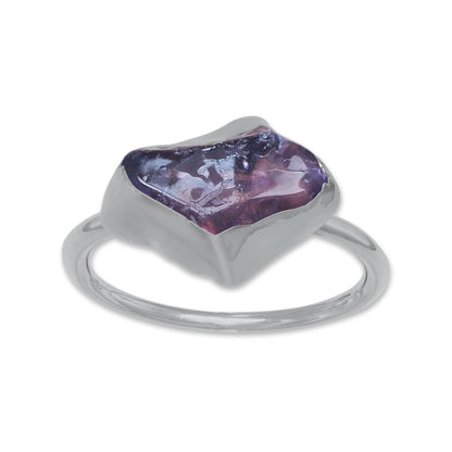 Raw Crystal Ring – Silver, Gold, Rose Gold & Black Rhodium Finish | Natural Stones (Made to Order)