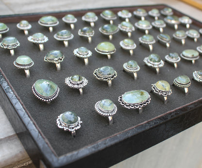 Amethyst &amp; Mondstein Kristall Handgemachte Ringe für Frauen Schmuck Großhandelslot für Massenverkauf