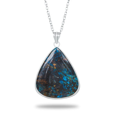 Chrysocolla Pendants | Minimal Bezel | AA Quality