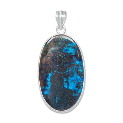 Chrysocolla Pendants | Minimal Bezel | AA Quality