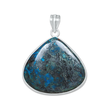 Chrysocolla Pendants | Minimal Bezel | AA Quality