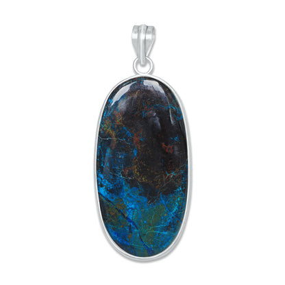 Chrysocolla Pendants | Minimal Bezel | AA Quality