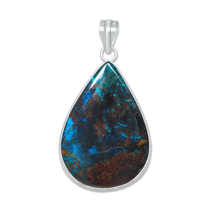 Chrysocolla Pendants | Minimal Bezel | AA Quality