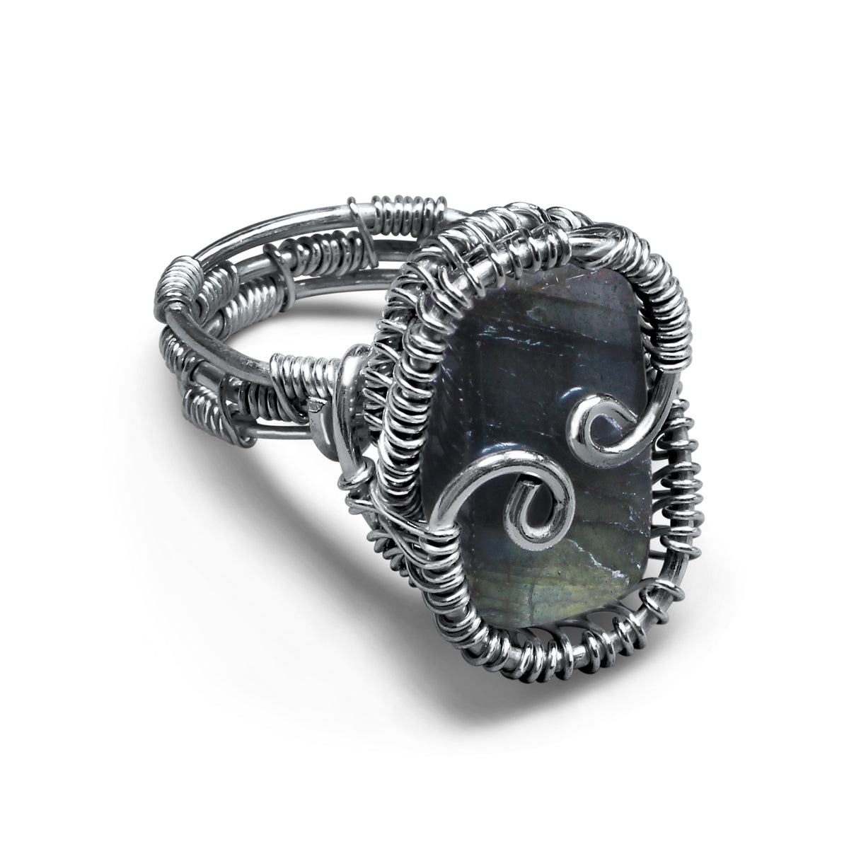 Wire Wrapped Gemstone Rings – Gold, Copper, Silver & Black Rhodium | Handmade | Wholesale Bundles