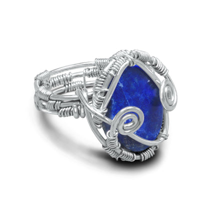 Wire Wrapped Gemstone Rings – Gold, Copper, Silver & Black Rhodium | Handmade | Wholesale Bundles