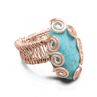 Wire Wrapped Gemstone Rings – Gold, Copper, Silver & Black Rhodium | Handmade | Wholesale Bundles
