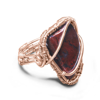 Wire Wrapped Gemstone Rings – Gold, Copper, Silver & Black Rhodium | Handmade | Wholesale Bundles