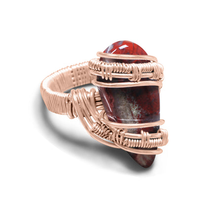 Wire Wrapped Gemstone Rings – Gold, Copper, Silver & Black Rhodium | Handmade | Wholesale Bundles