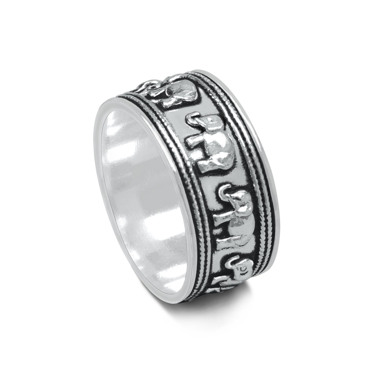 Plain Spinner Rings – Silver-Plated, Meditation Fidget Band, US Sizes 6–9 | Wholesale
