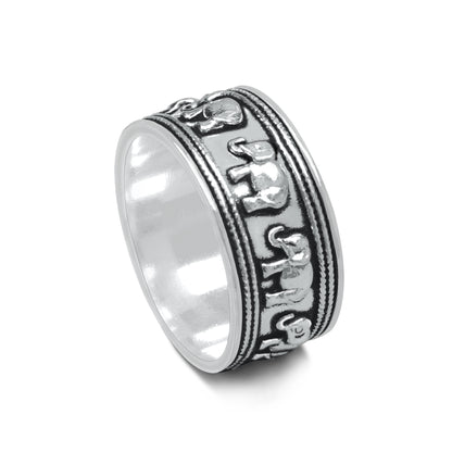 Plain Spinner Rings – Silver-Plated, Meditation Fidget Band, US Sizes 6–9 | Wholesale