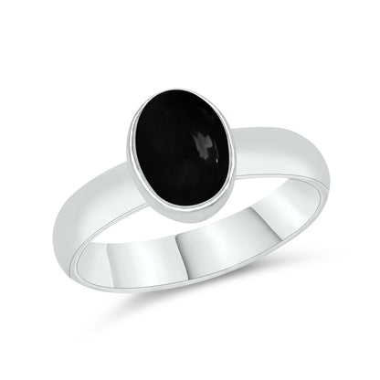 Smooth Plain Gemstone Rings – Multi-Shape | Silver / 18K Gold / 18K Rose | Bundles