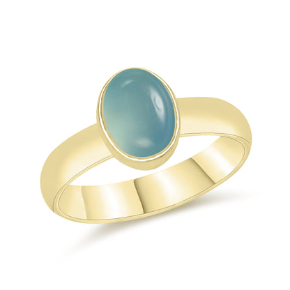 Smooth Plain Gemstone Rings – Multi-Shape | Silver / 18K Gold / 18K Rose | Bundles