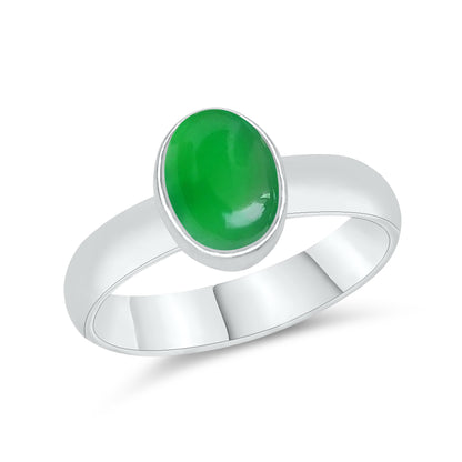 Smooth Plain Gemstone Rings – Multi-Shape | Silver / 18K Gold / 18K Rose | Bundles